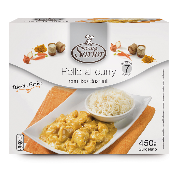 SPR033 Pollo al curry con riso basmati 450gfronte 700x700